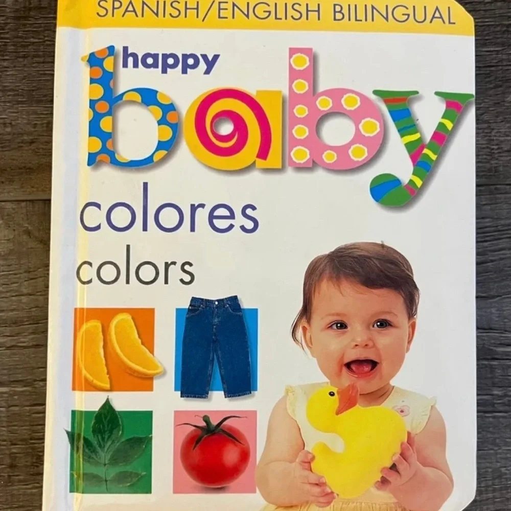 💞 Happy Baby Bilingual Spanish / English Colores / Colors Children’s Board Book